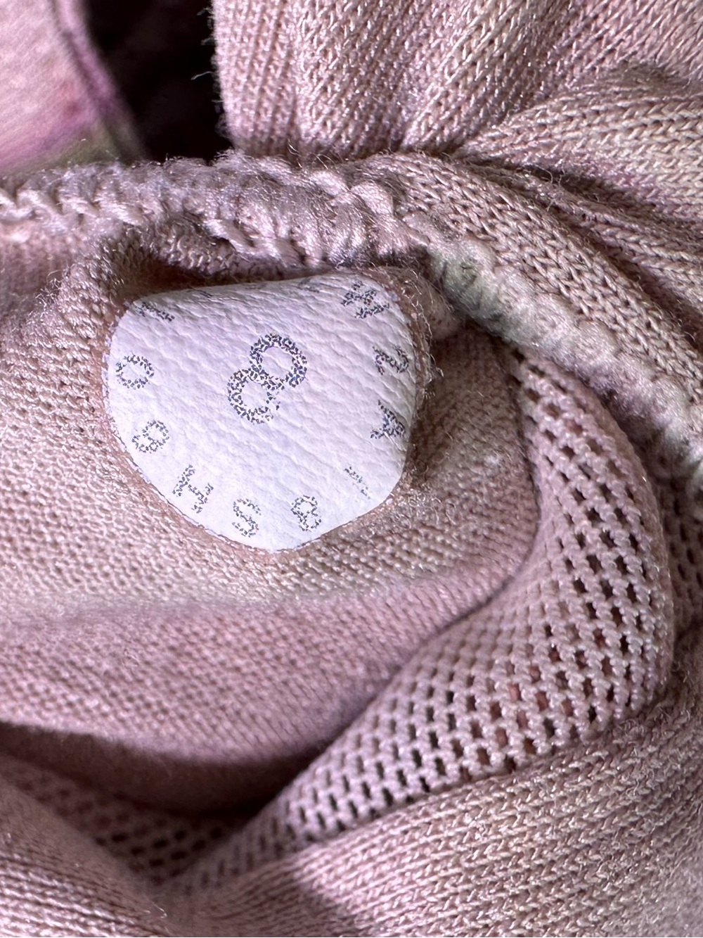 lululemon athletica Pink Mauve Patterned Strappy Sports Bra - Picture 6 of 6